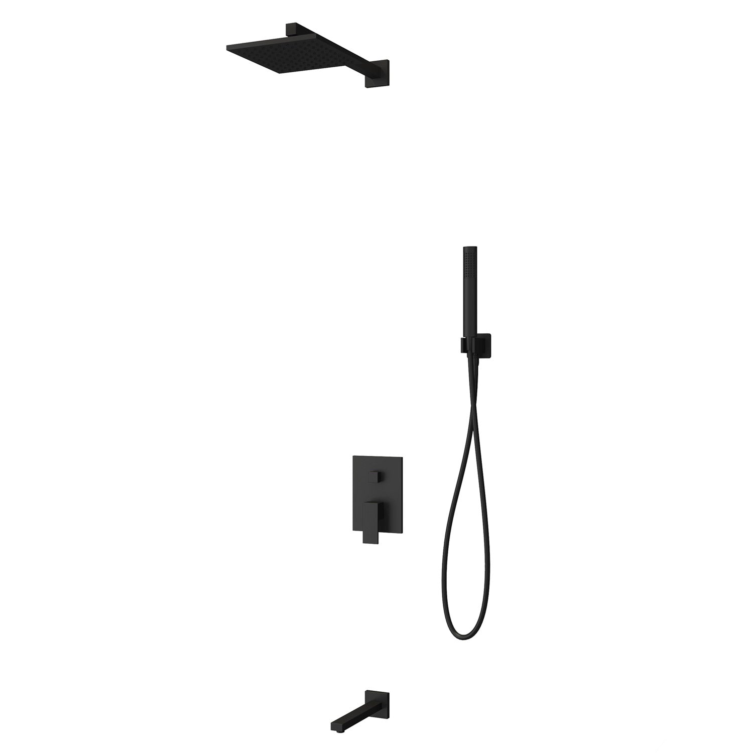 Set miscelatore da incasso