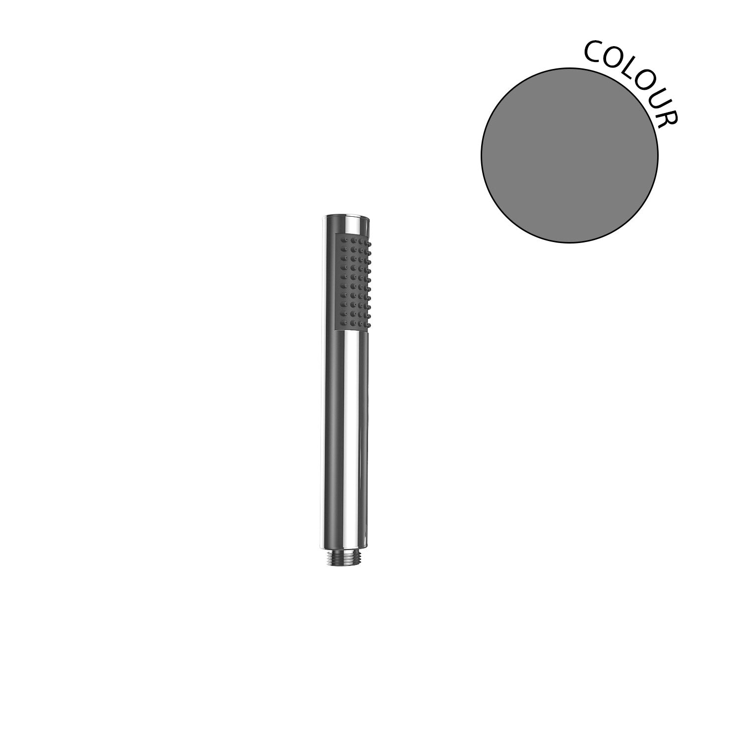 Doccia getti anticalcare Gun Metal, PVD