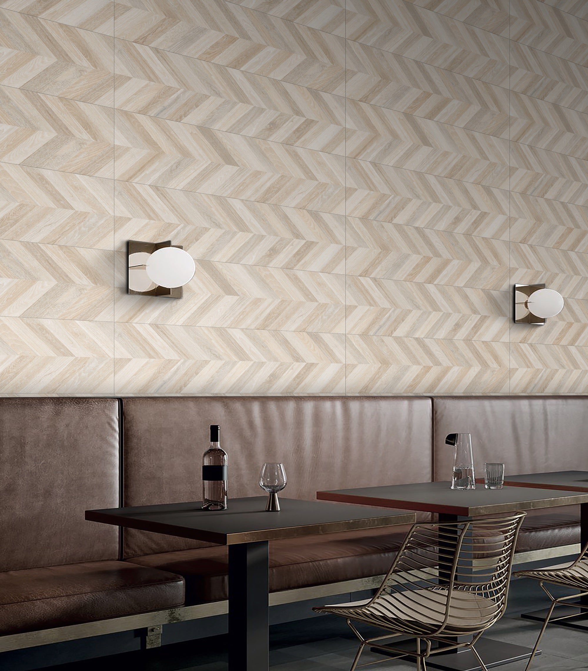 Chevron Grigio 30x120