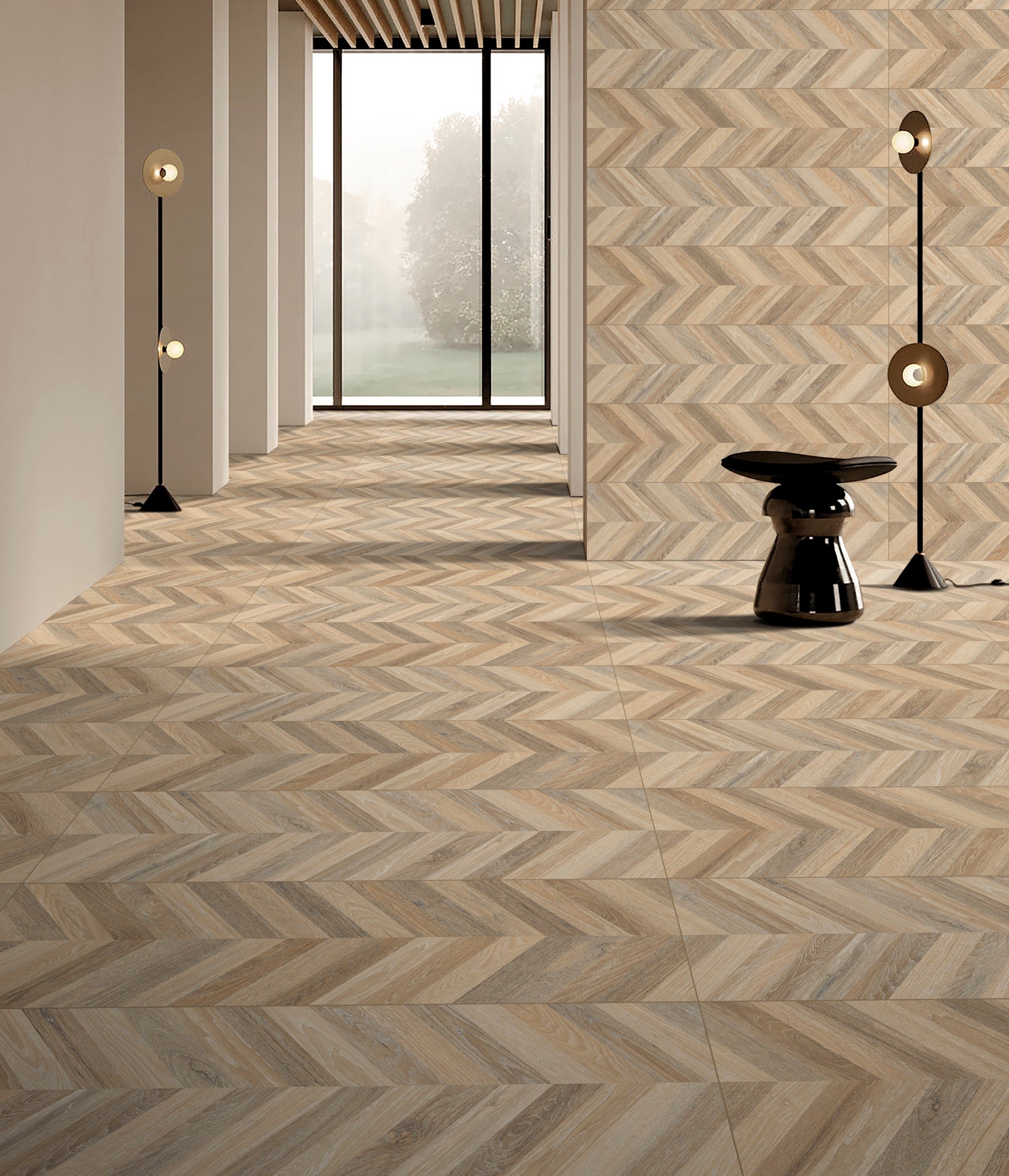 Chevron Miele 30x120