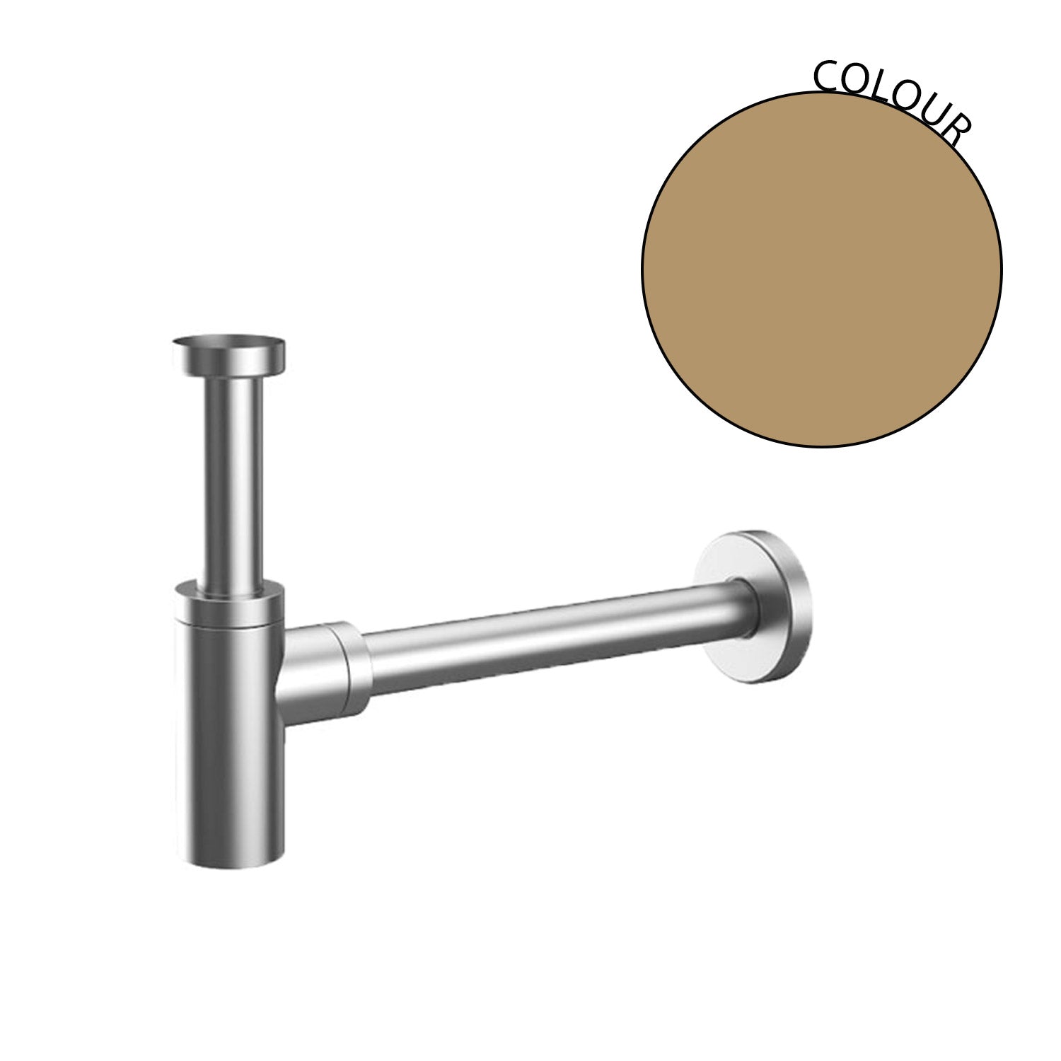 Sifone a bottiglia in ottone Rose Gold