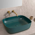 Lavabo da appoggio Verde Opaco