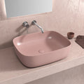 Lavabo da appoggio Rosa Opaco