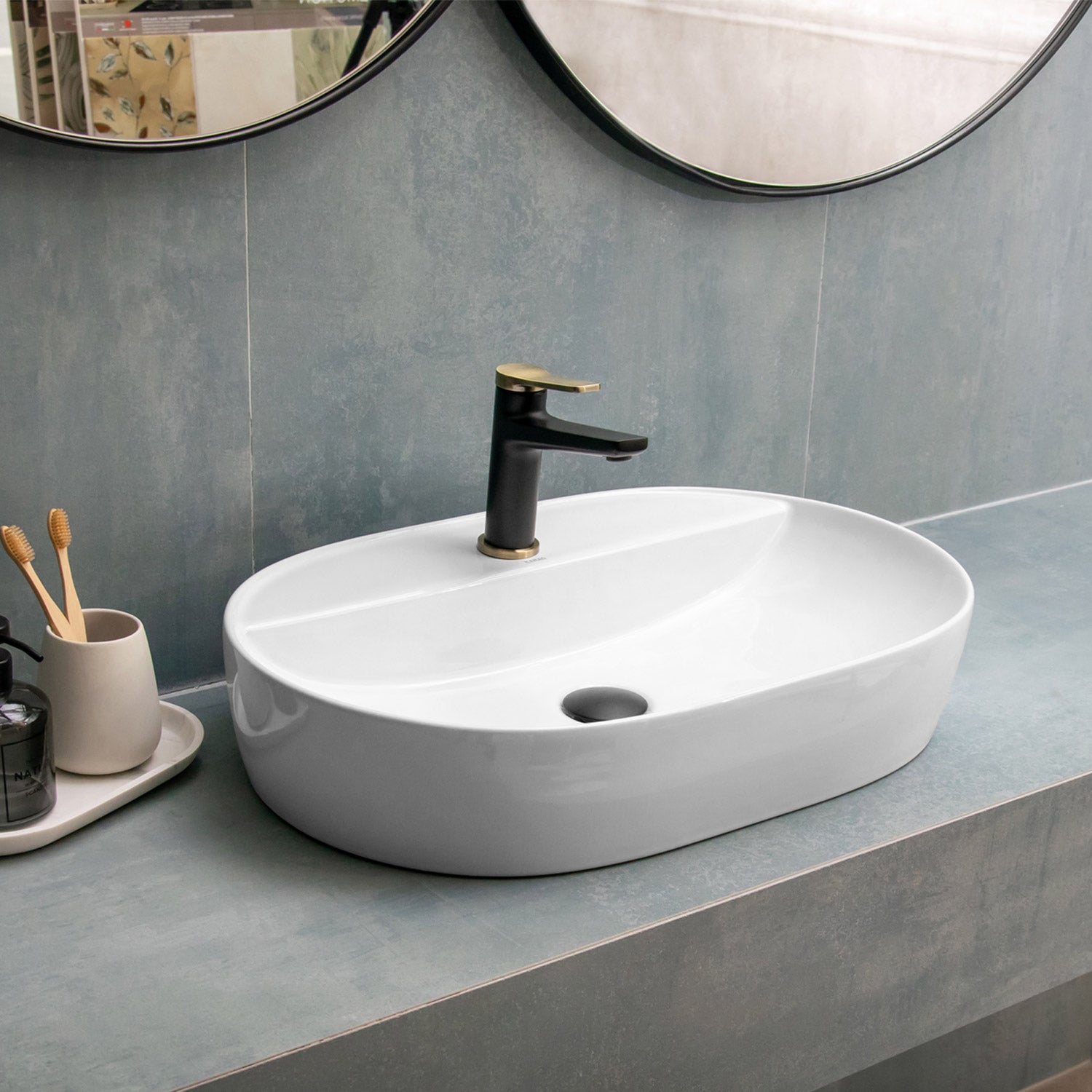 Lavabo da appoggio