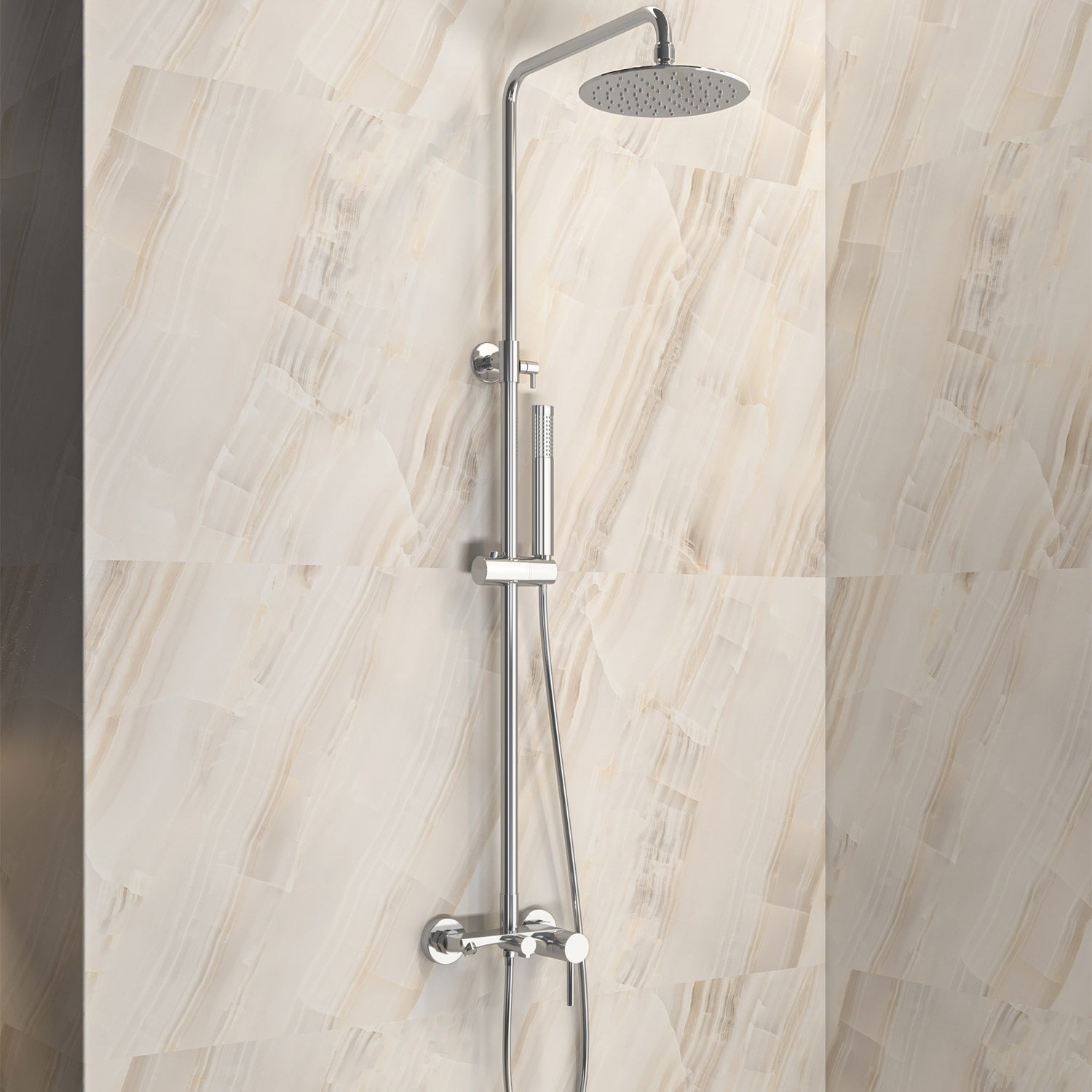 Miscelatore doccia fissa
