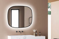Specchio Sharon - 600x700x24mm Nero