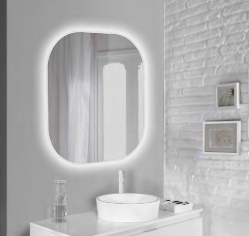 SHARON – Specchio Bianco 800x700x24mm