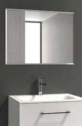 Specchio In Stainless Steel Rilievo - PCM001 600x800x20mm