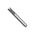 Artemis Inox 304 satinato EF22502 Nero doccia in ottone