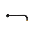 Artemis Nero AC00903 braccio doccia tondo
