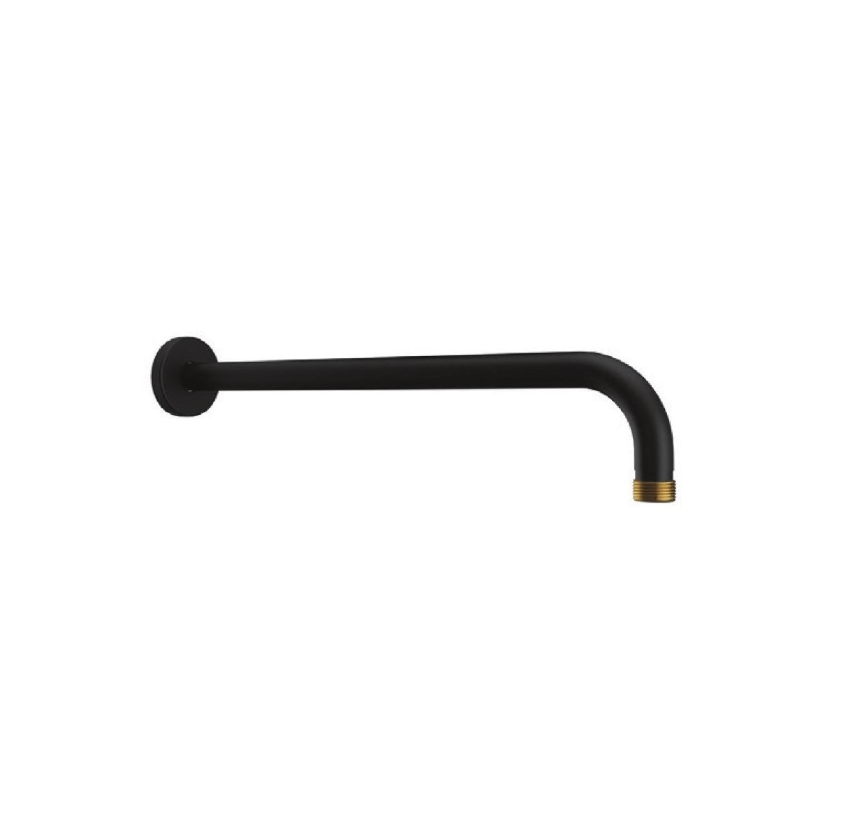 Artemis Nero AC00903 braccio doccia tondo