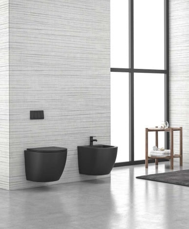 Milos opaco bidet sospeso LT046F Nero
