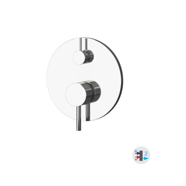 Artemis Inox 304 satinato BM34F02C mix incasso doccia a 4 vie